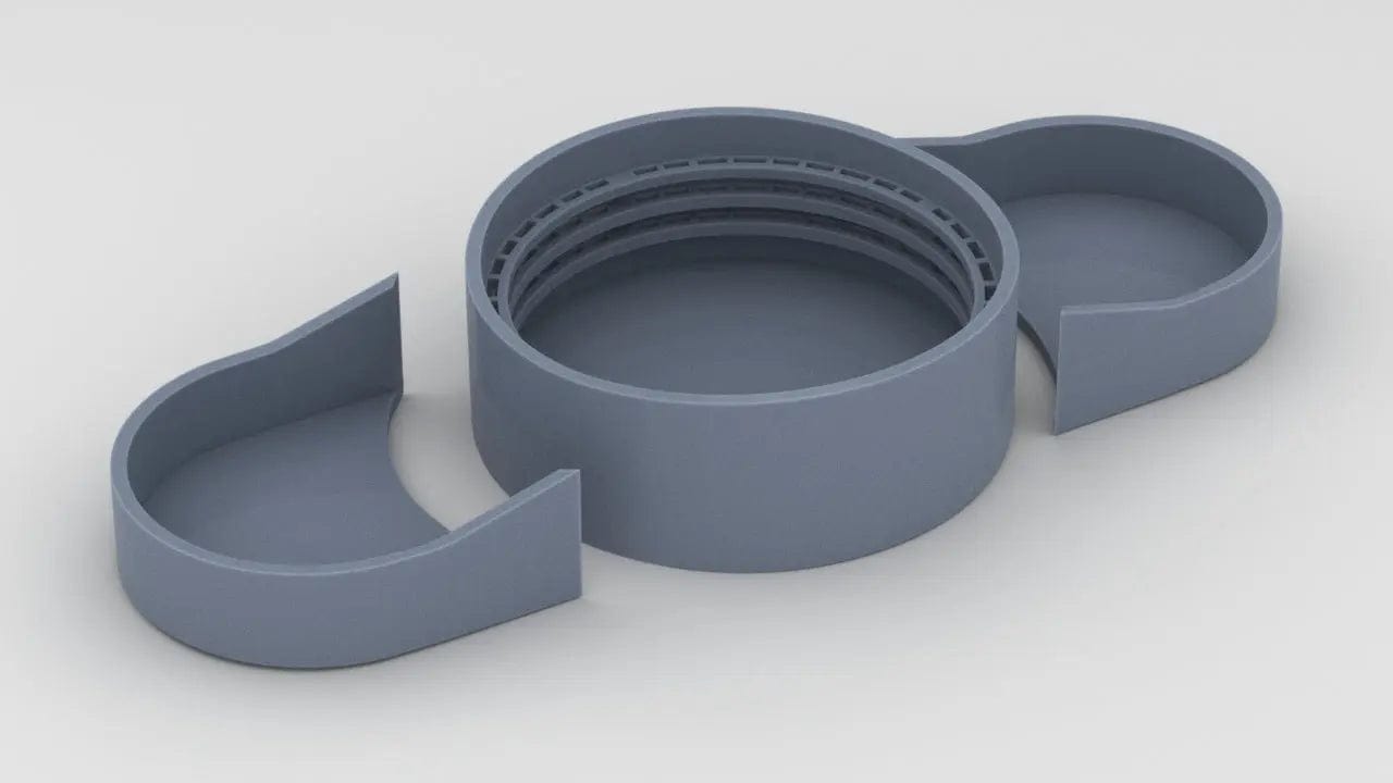 1/192 USS BB59 Aft Turret 40mm Gun Tub Set - distefan 3d print