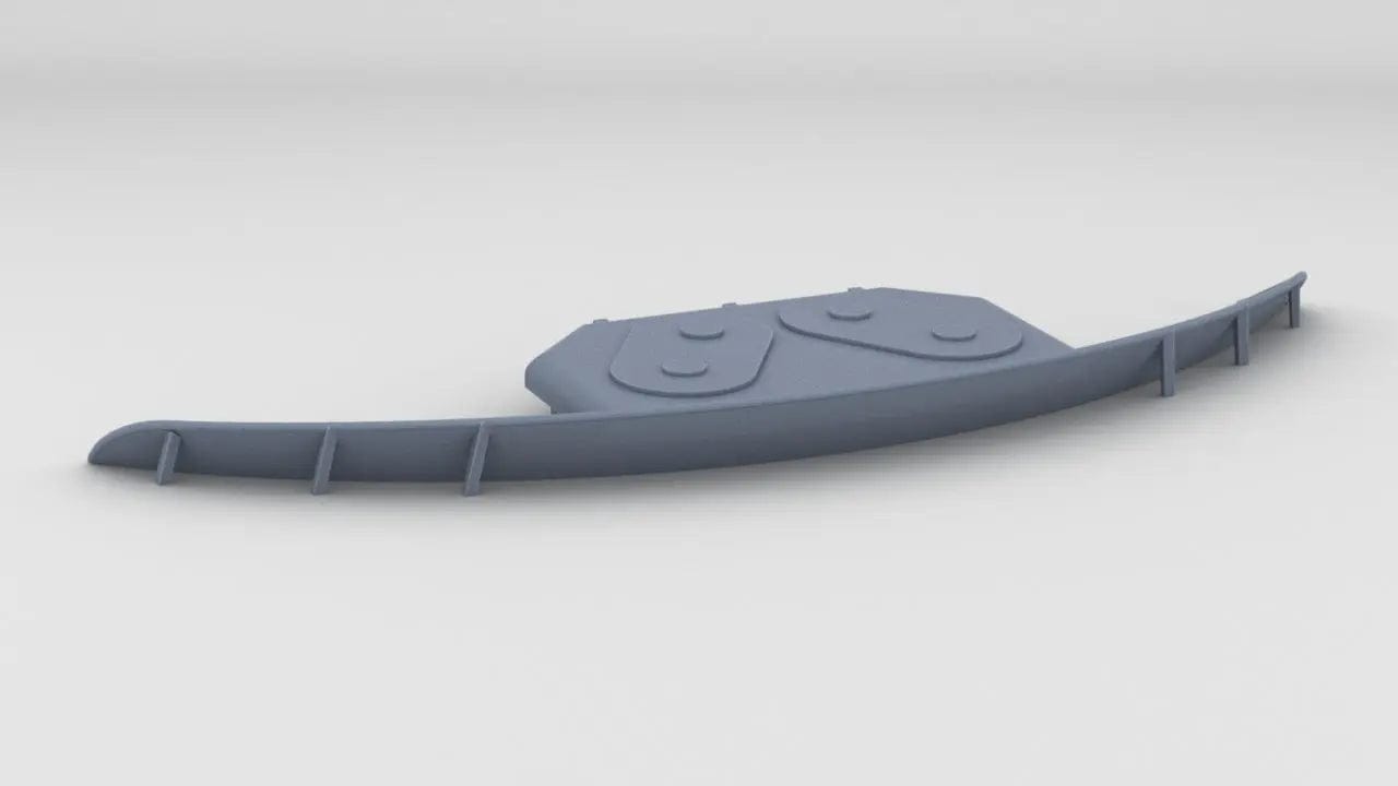 1/192 USS BB59 Breakwater - distefan 3d print