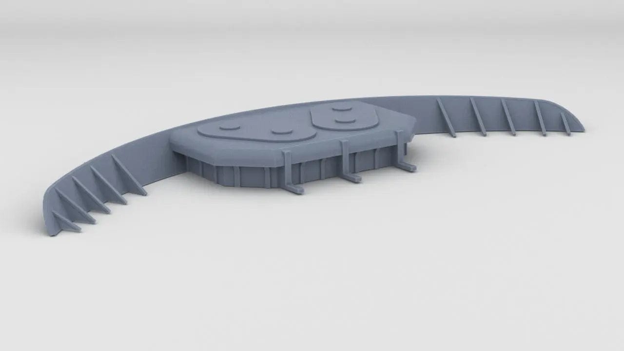 1/192 USS BB59 Breakwater - distefan 3d print