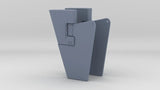 1/192 USS BB59 Rudder Set (2pcs)