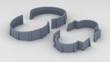 1/192 USS BB59 Stern 40mm & 20mm Tub Set (4pcs)