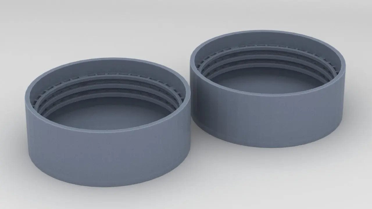 1/192 USS BB59 Stern 40mm Tub Set (2pcs) - distefan 3d print