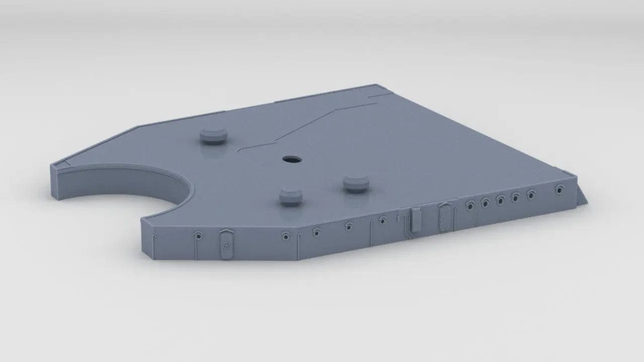 1/192 USS Iowa BB-61 Forward Structure Deck 1 - distefan 3d print