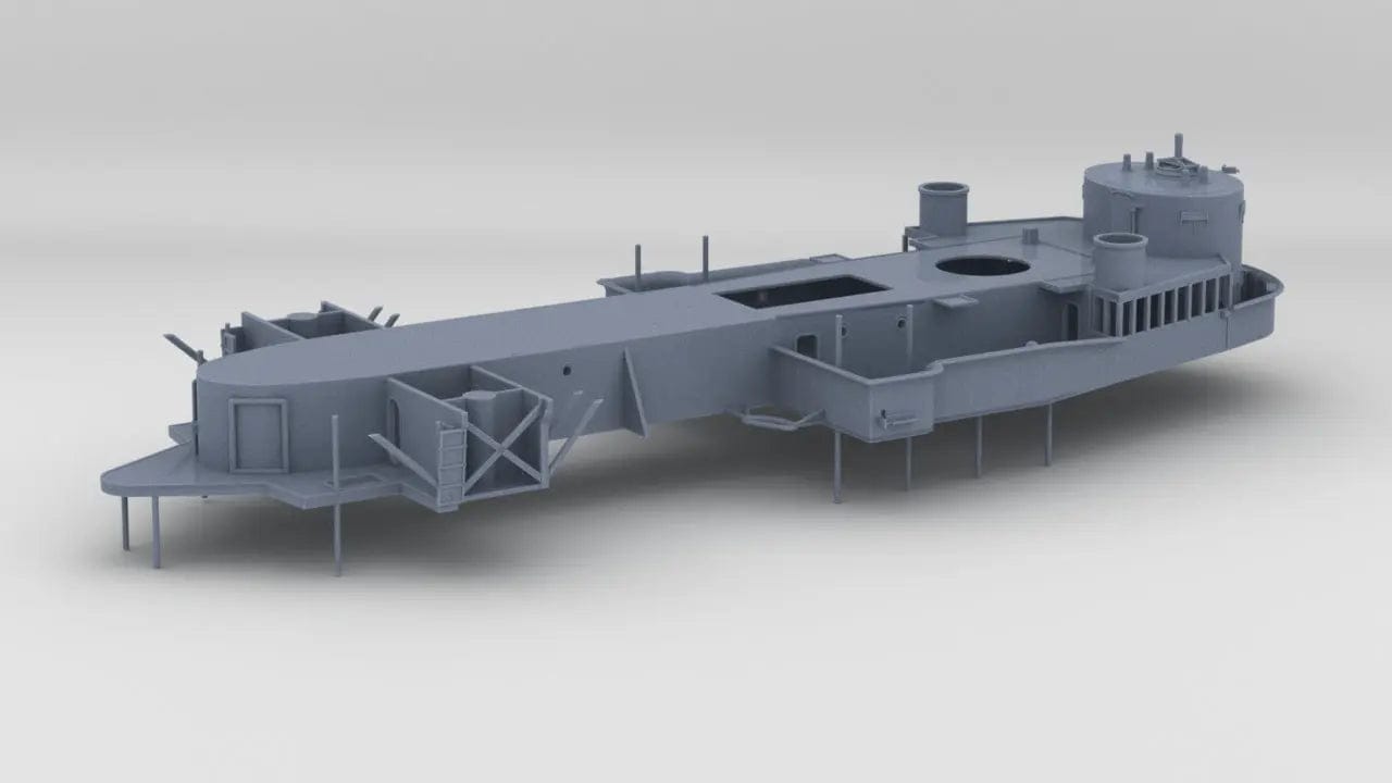 1/192 USS Iowa BB-61 Forward Structure Deck 5 - distefan 3d print