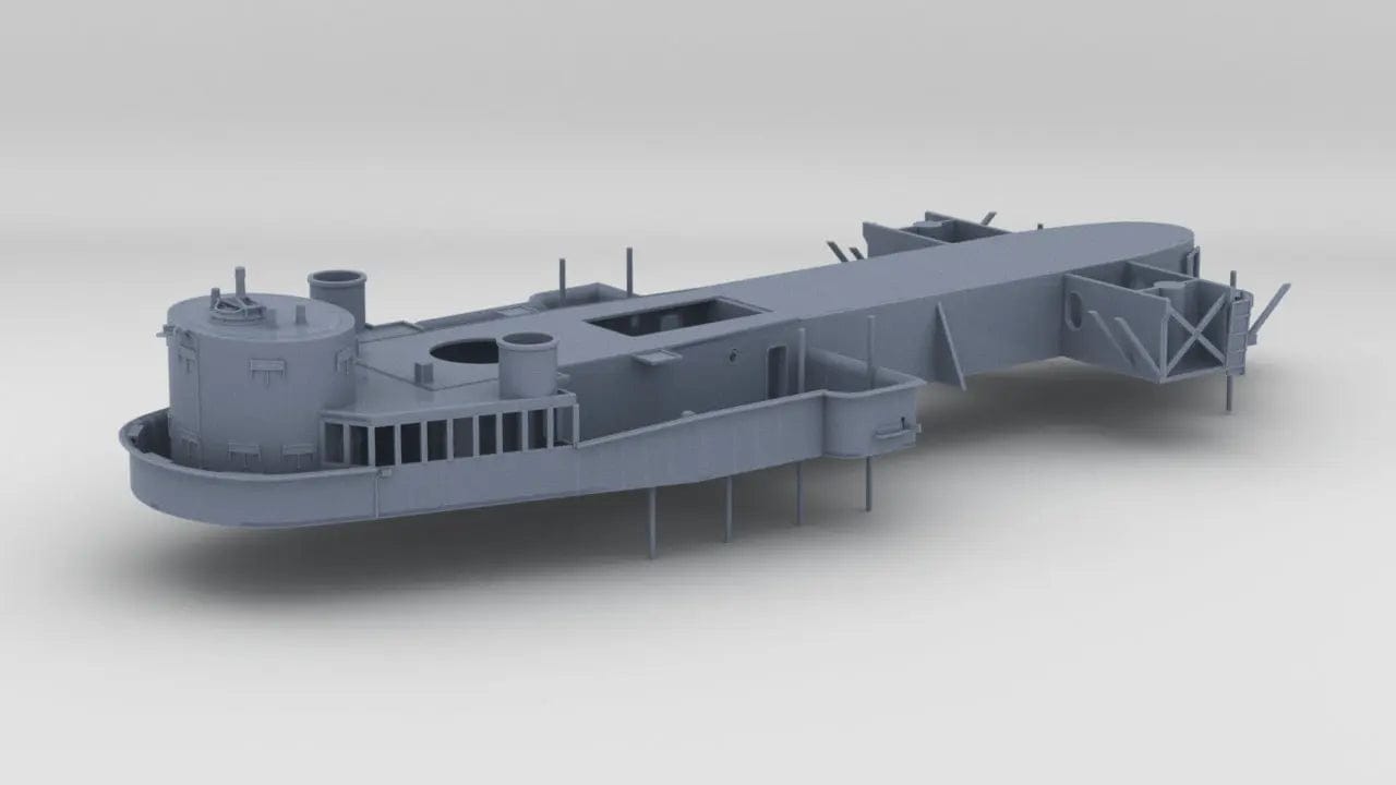 1/192 USS Iowa BB-61 Forward Structure Deck 5 - distefan 3d print