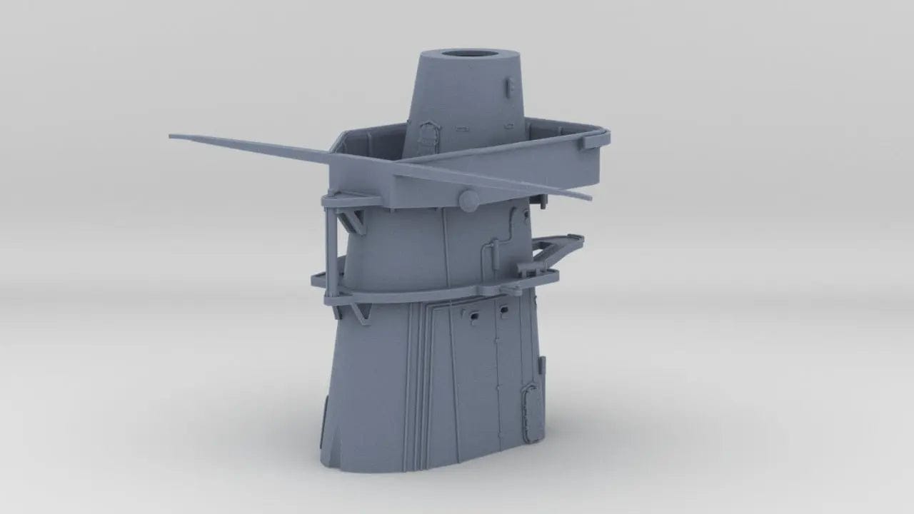 1/192 USS Iowa BB-61 Forward Structure Deck 8 - distefan 3d print