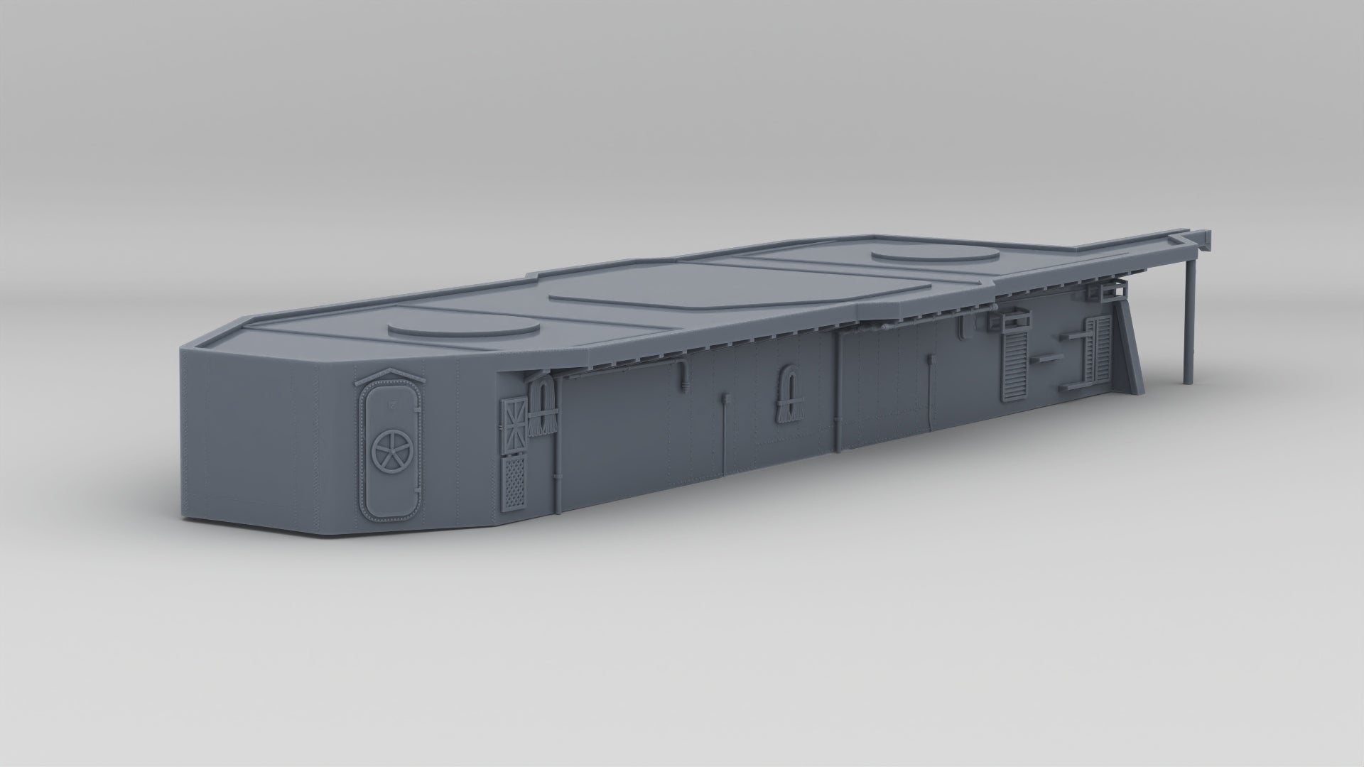 1/192 USS Kidd (DD-661) Aft Deck 1 - distefan 3d print