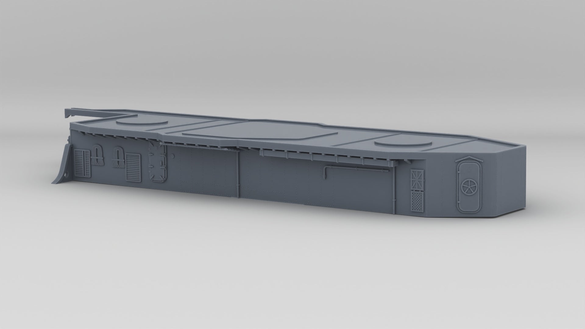 1/192 USS Kidd (DD-661) Aft Deck 1 - distefan 3d print