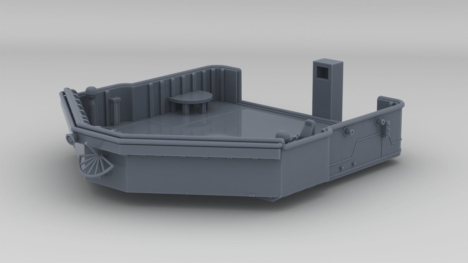 1/192 USS Kidd (DD-661) Forward Bridge (Upper Section) - distefan 3d print