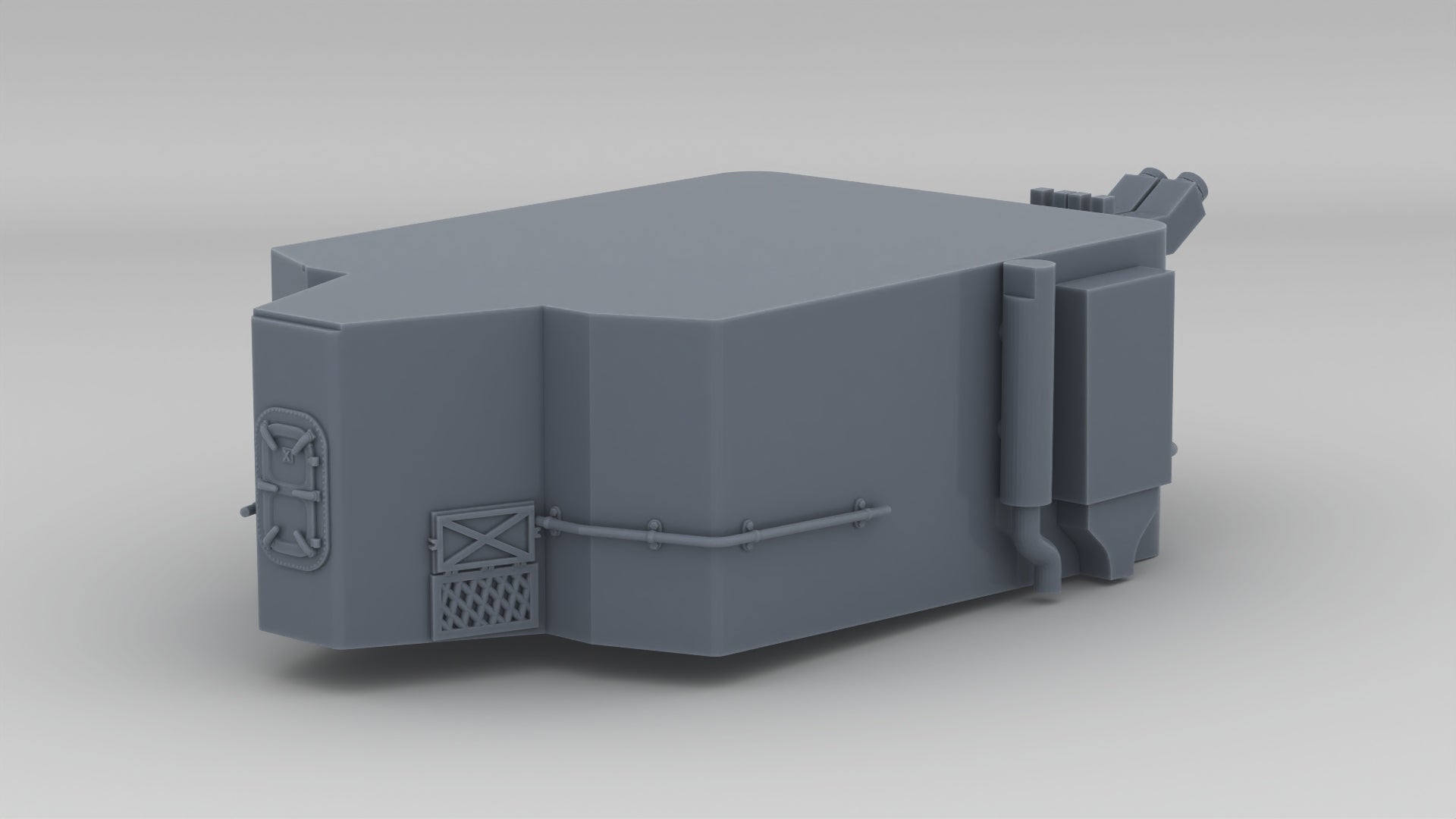 1/192 USS Kidd (DD-661) Forward Bridge (Lower Section) - distefan 3d print
