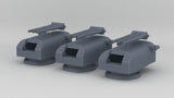 1/192 USS Northampton-class 8"/55 cal. Turrets Set (3pcs)