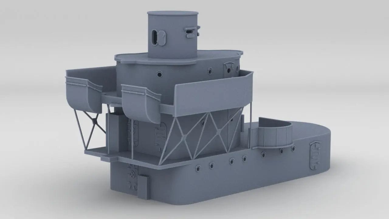 1/192 USS Sims (DD-409) Superstructure - distefan 3d print