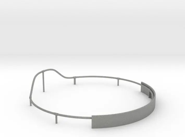 1/20 DKM Schnellboot bow railing 20mm - distefan 3d print