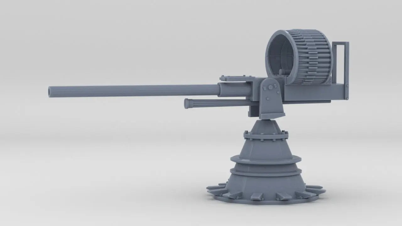 1/20 US PT Boat 37mm Cannon M9 Kit 3dspro