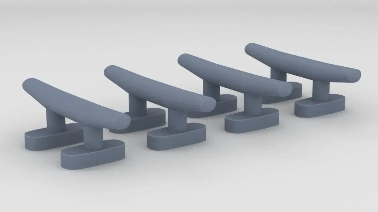 1/20 USN PT Boat 109 Deck Cleats Set (4pcs) - distefan 3d print