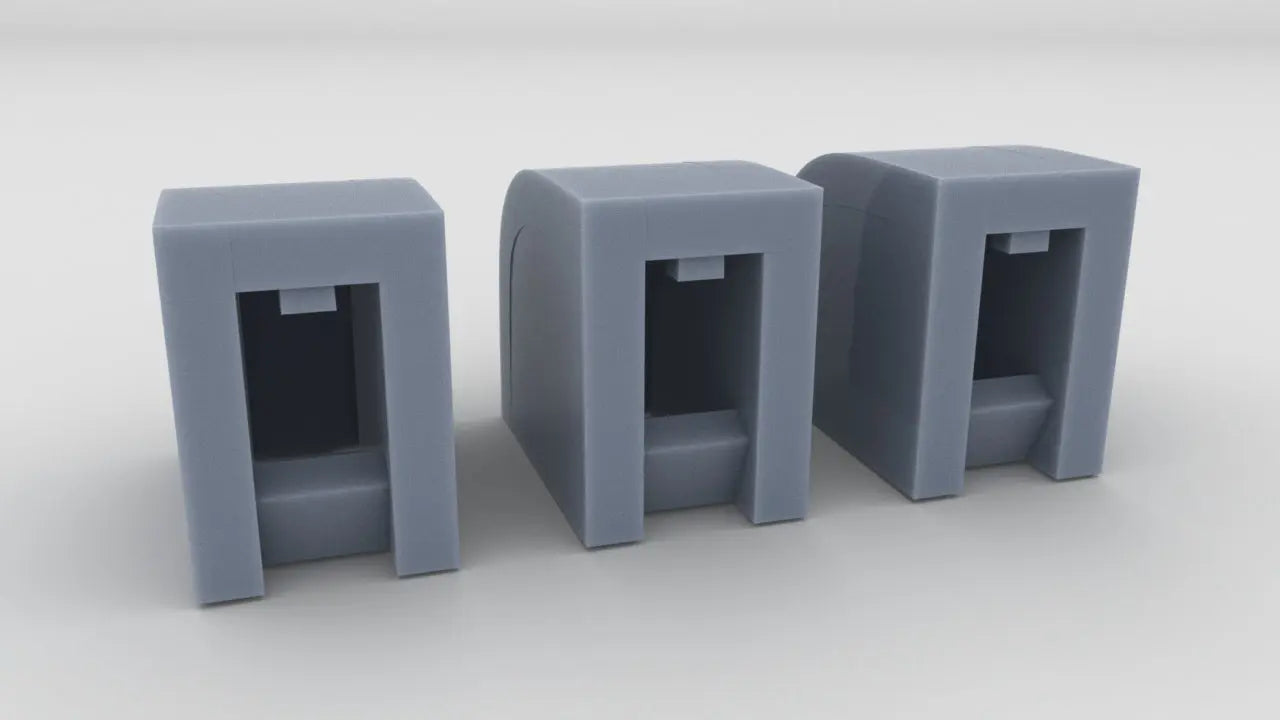 1/20 USN PT Boat 109 Deck Vents Set (3pcs) 3dspro