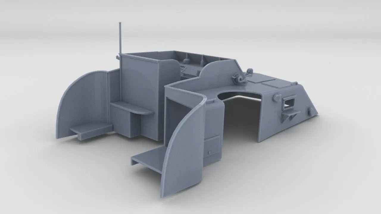 1/20 USN PT Boat 109 Main Cabin 3dspro