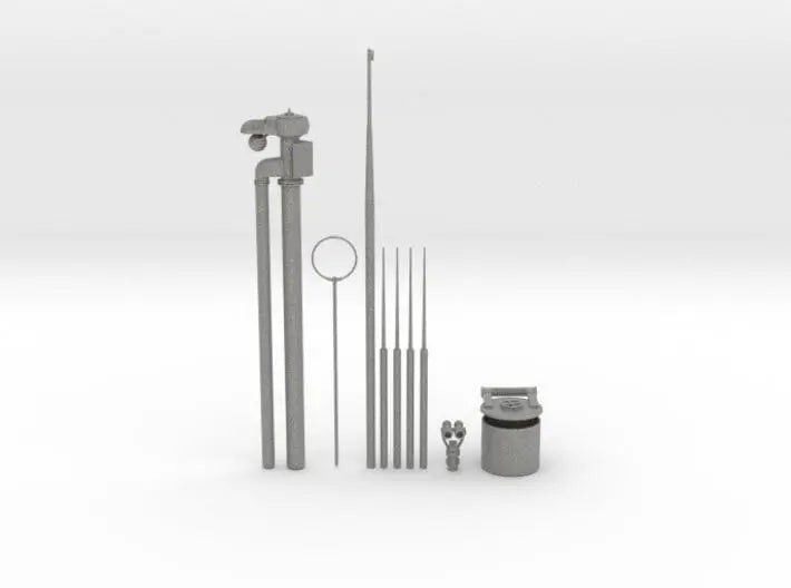 1/20 Uboot XXIII U-2321 Conning Tower Details 3d printed