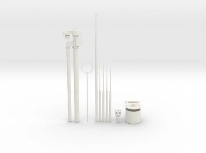 1/20 Uboot XXIII U-2321 Conning Tower Details 3d printed