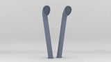 1/20 DKM Schnellboot Amidships Vent Pipes Set (2pcs)