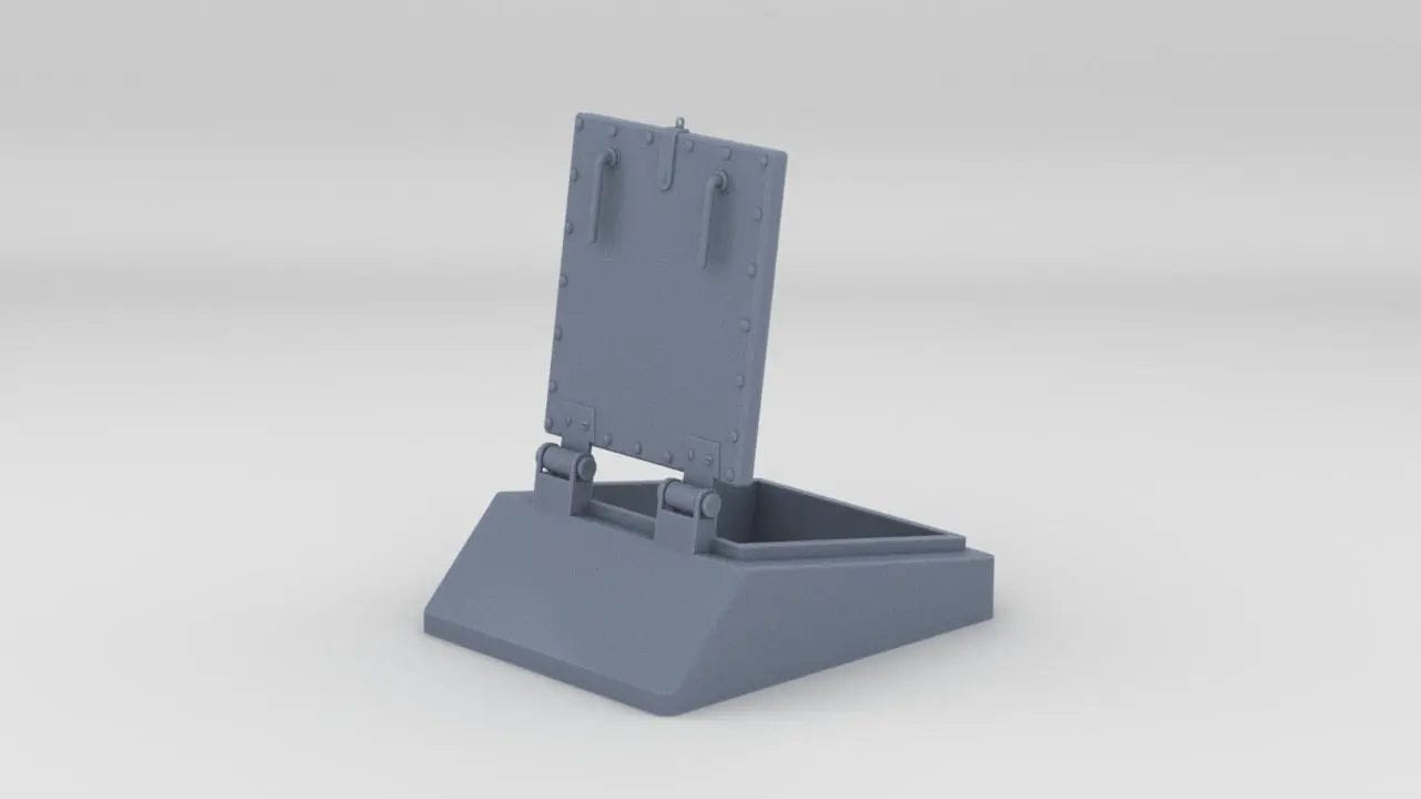 1/20 DKM Schnellboot Bow Hatch Open - distefan 3d print