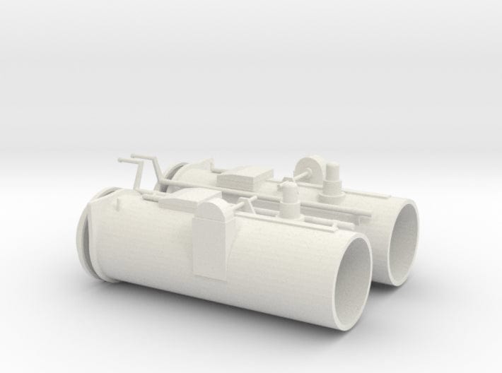 1/20 DKM Schnellboot S100 torpedo tubes set - distefan 3d print