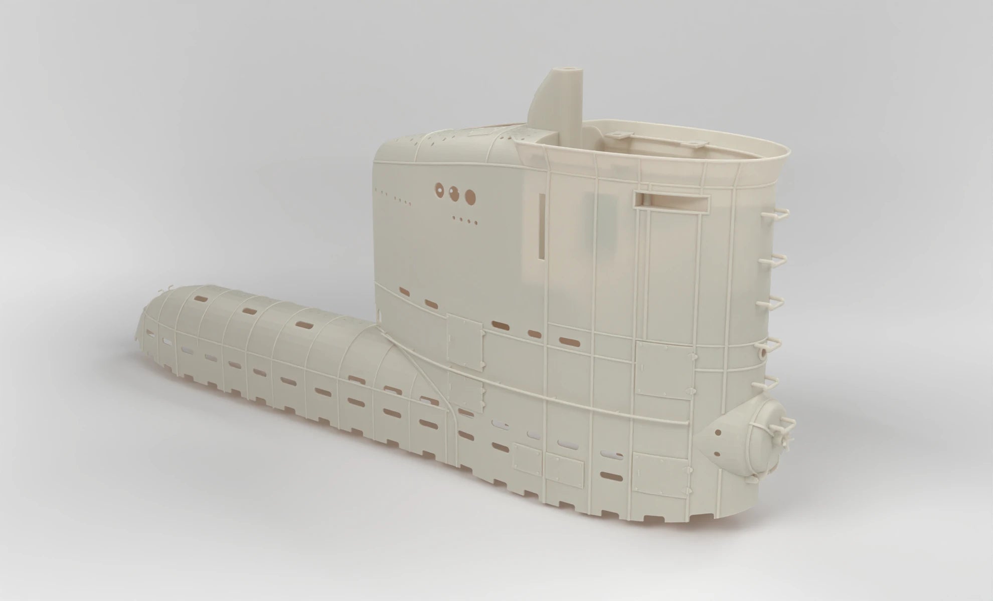 1/20 DKM U-Boot XXIII U-2321 Conning Tower Set Protosoon – alternate view