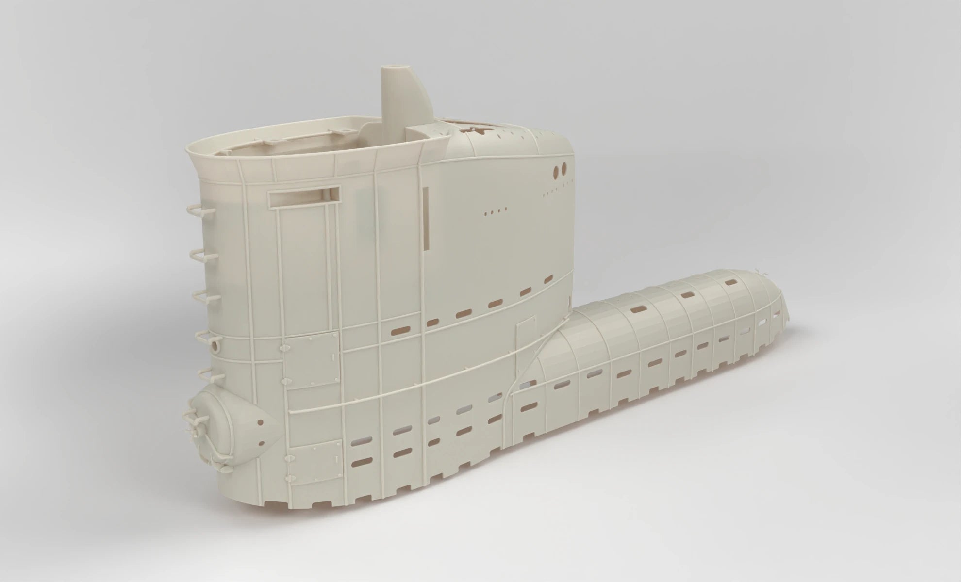 1/20 DKM U-Boot XXIII U-2321 Conning Tower Set Protosoon