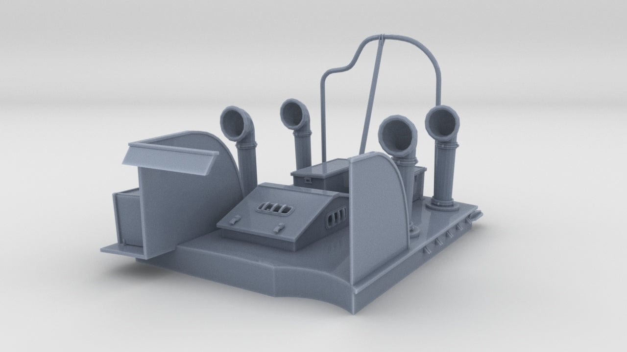 1/20 US PT Boat 109 Engine Room Hatch - distefan 3d print