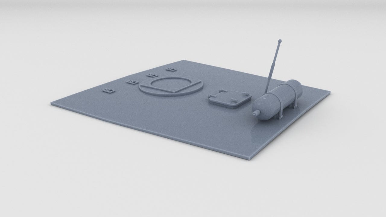 1/20 US PT Boat 109 Rear Deck - distefan 3d print