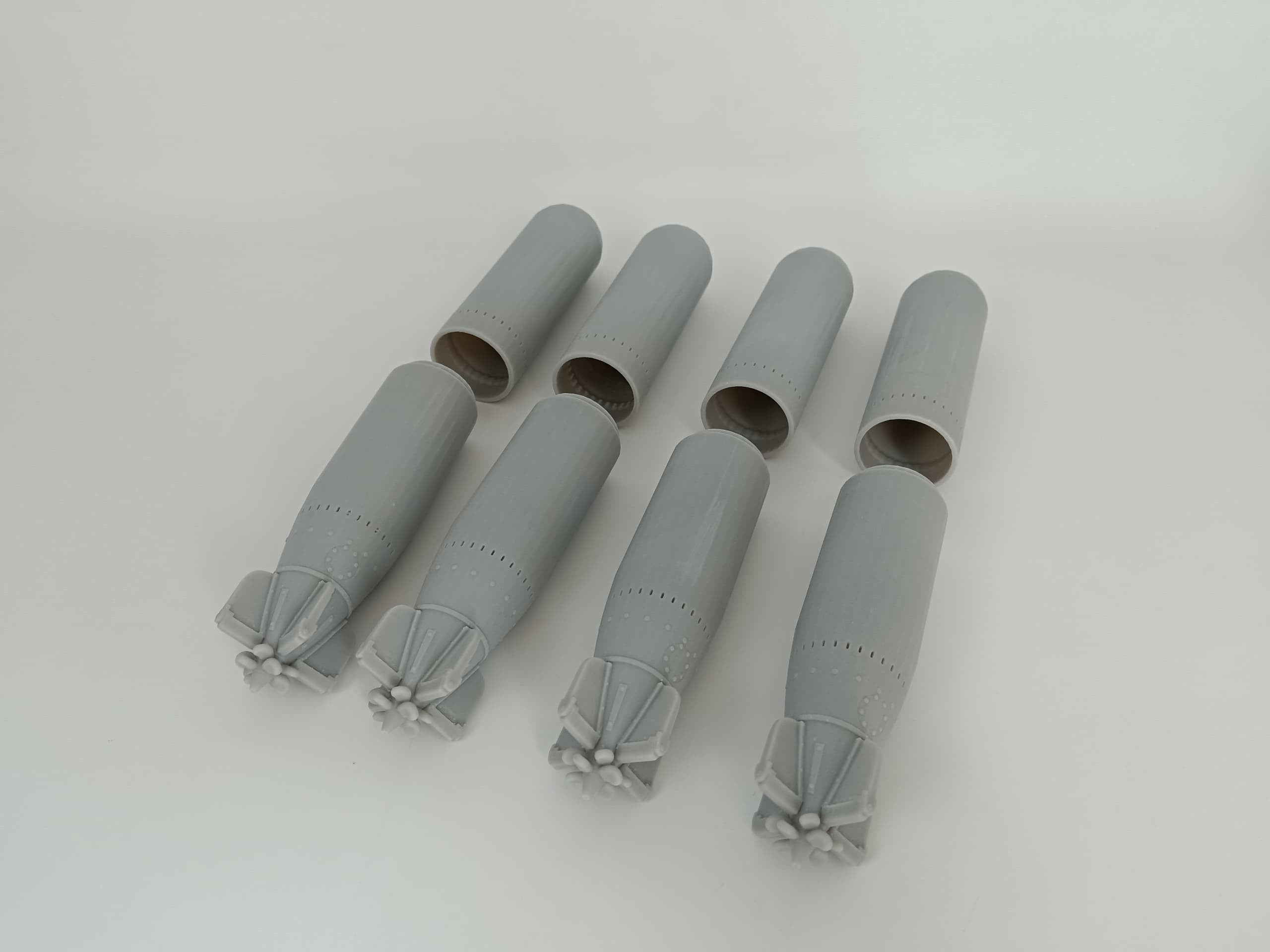 1/20 USN Mk13 Torpedo for PT Boat Set (4pcs) - distefan 3d print