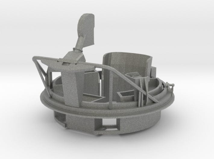 1/20 USN Pt Boat 109 - aft 0.50 gun mount - distefan 3d print