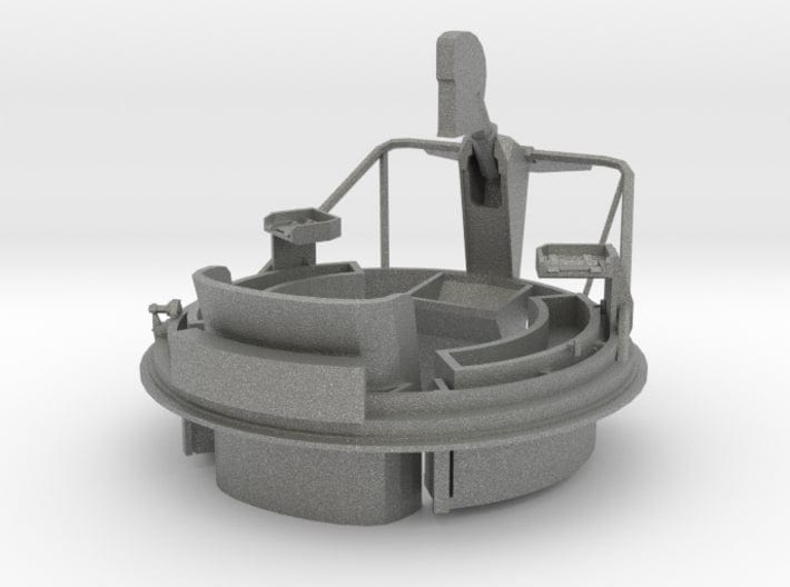 1/20 USN Pt Boat 109 - forward 0.50 Gun mount - distefan 3d print