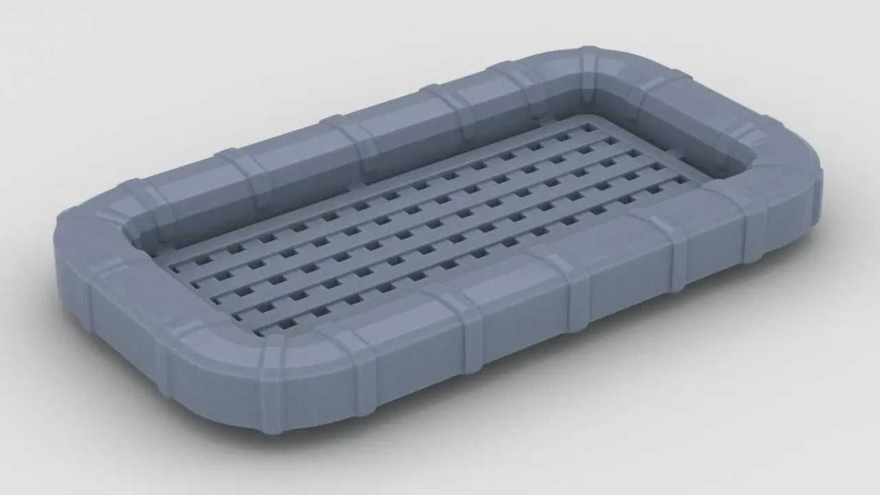 1/20 USN PT Boat Rectangular Life Raft - distefan 3d print