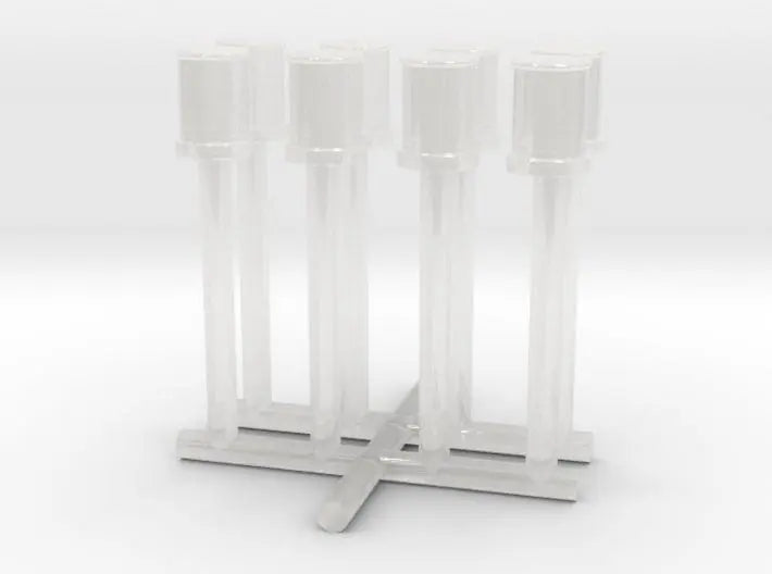 1/200 Bismarck medium bollards set 8pcs - distefan 3d print