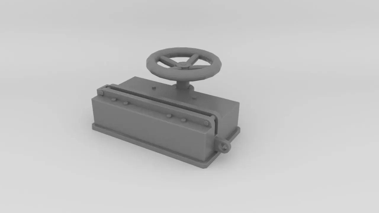 1/200 DKM Anchor Winch Set 18pcs Resin3Dinteractive