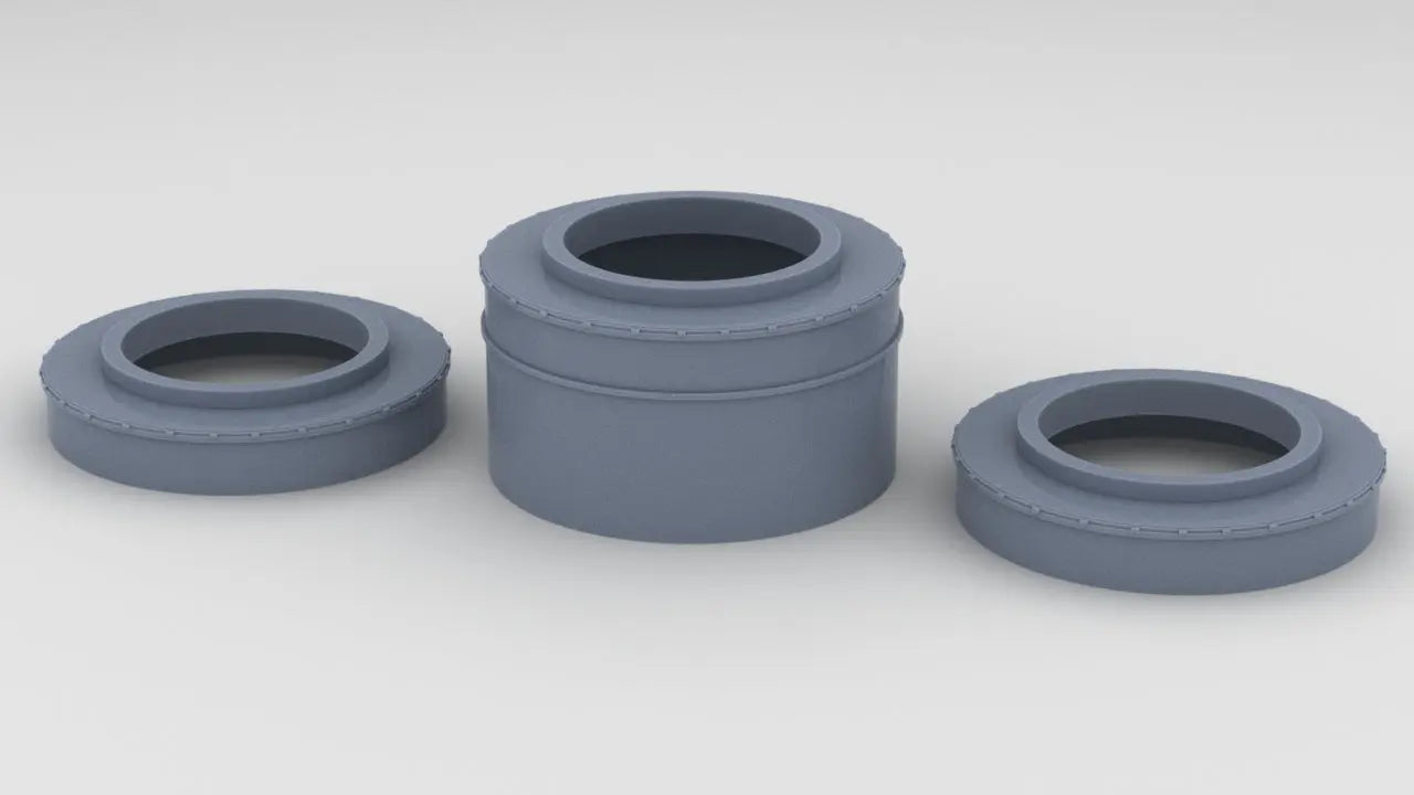 1/200 DKM Barbette for 15cm (5.9in) SK C/25 in the Drh LC/28 Triple Turrets Resin3Dinteractive