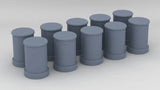1/200 DKM Bismarck Large Bollards Set (10pcs)