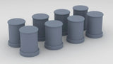 1/200 DKM Bismarck Medium Bollards Set (8pcs)