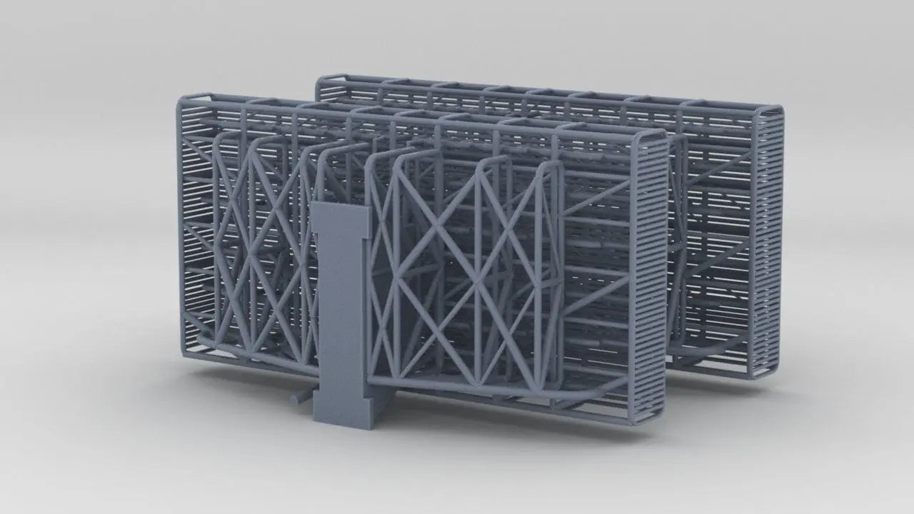 1/200 DKM FuMO 23 Radar Station Set (2pcs) - distefan 3d print