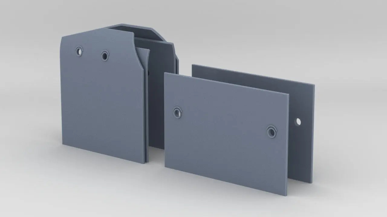 1/200 DKM Gneisenau Hangar Open Doors Set (4pcs) - distefan 3d print