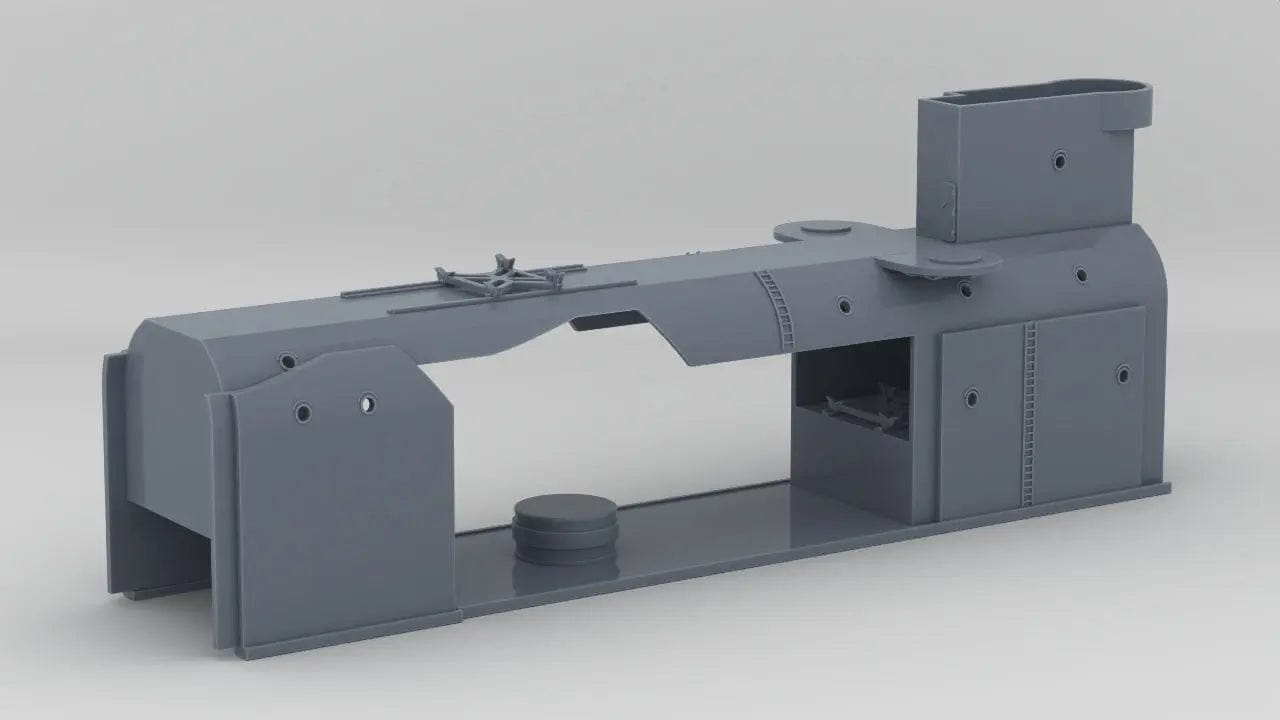 1/200 DKM Gneisenau Hangar Set (1942)