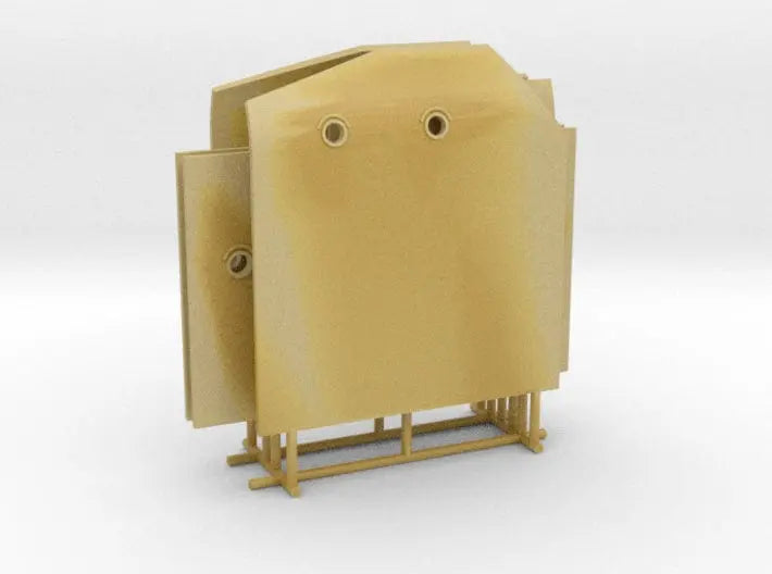 1/200 DKM Gneisenau - hangar open doors set - distefan 3d print