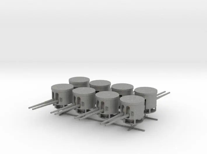 1/200 DKM Graf Zeppelin 15cm twin gun hull set 8pcs