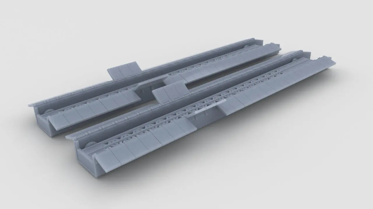 1/200 DKM Graf Zeppelin Catapult Open Set (2pcs) Resin3Dinteractive