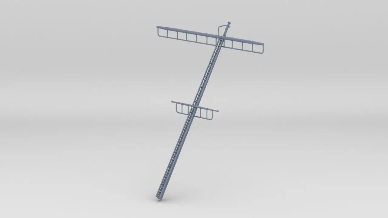 1/200 DKM Graf Zeppelin Funnel Mast Resin3Dinteractive