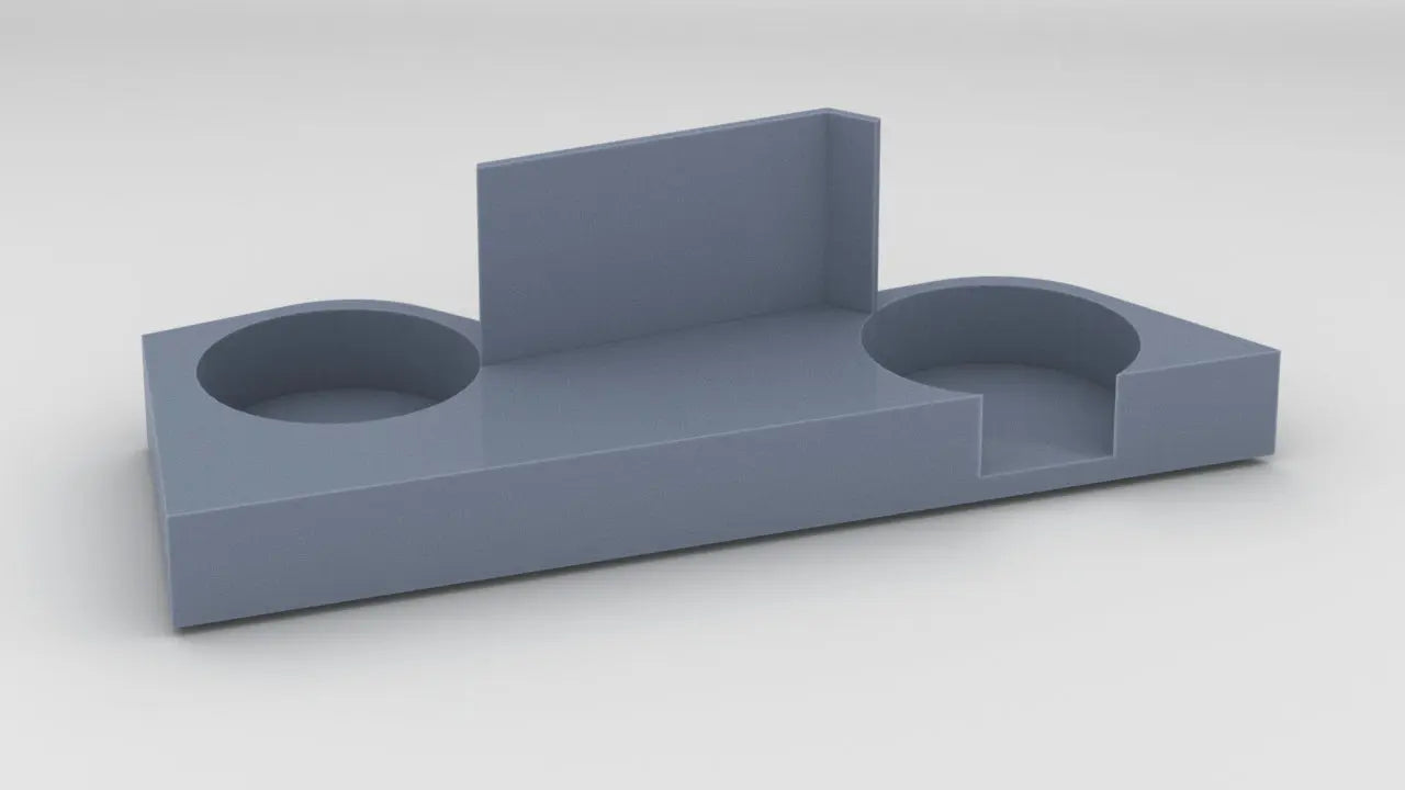 1/200 DKM Graf Zeppelin Port Hull 15cm Gun Front Tub - distefan 3d print