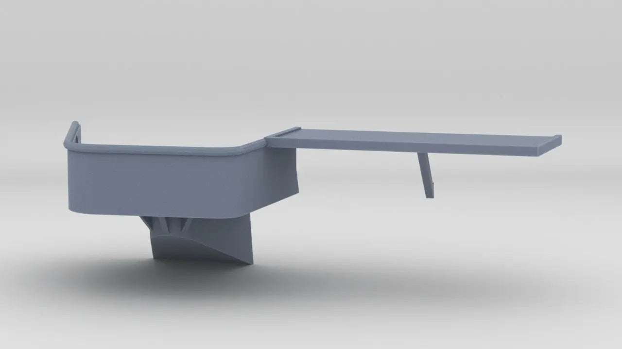 1/200 DKM Graf Zeppelin Port Hull Gun Tub 11 - distefan 3d print