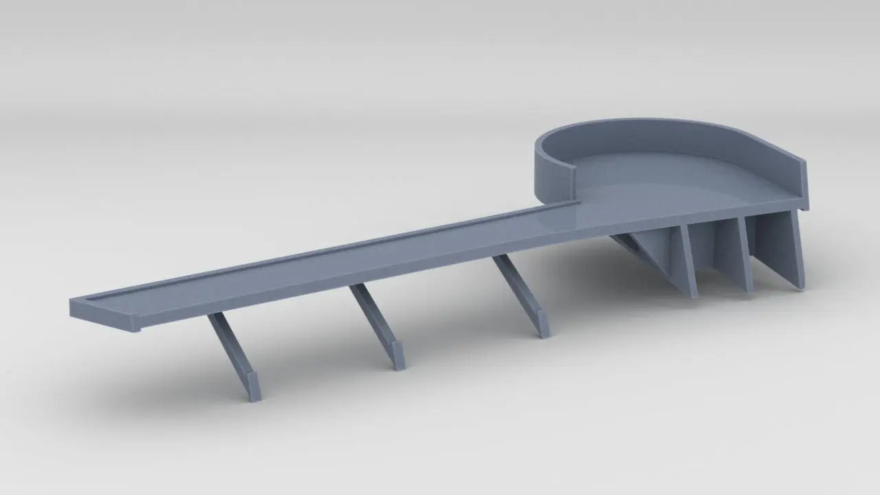 1/200 DKM Graf Zeppelin Port Hull Gun Tub 12 - distefan 3d print