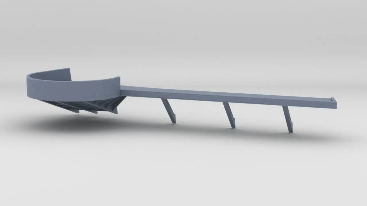 1/200 DKM Graf Zeppelin Port Hull Gun Tub 12 - distefan 3d print